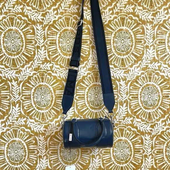 NEW- Marc Jacobs Small Barrel Satchel Bag- Azure Blue - Picture 10 of 14